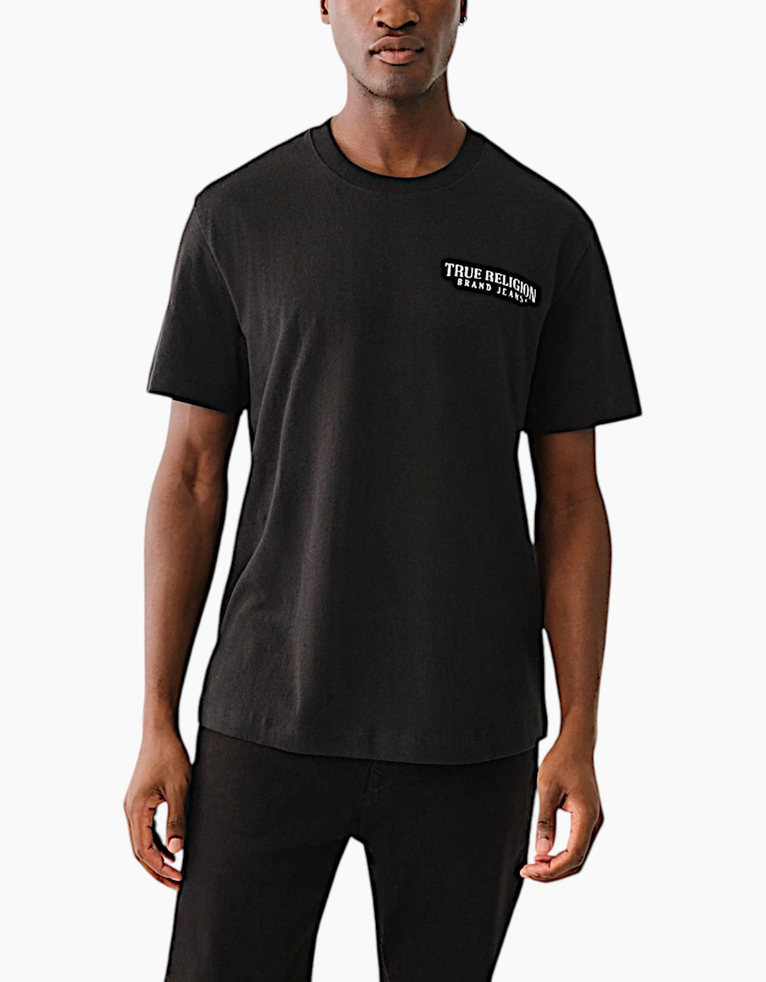 True Religion 108677 Mens T Shirts Embroidered Cotton Tee