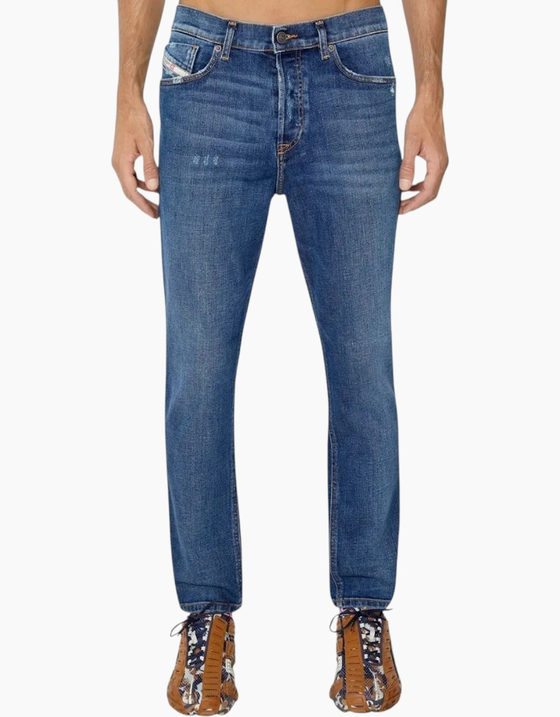 Diesel Mens Denim Jeans Regular Fit Mid Waist Pants, 5 of 4