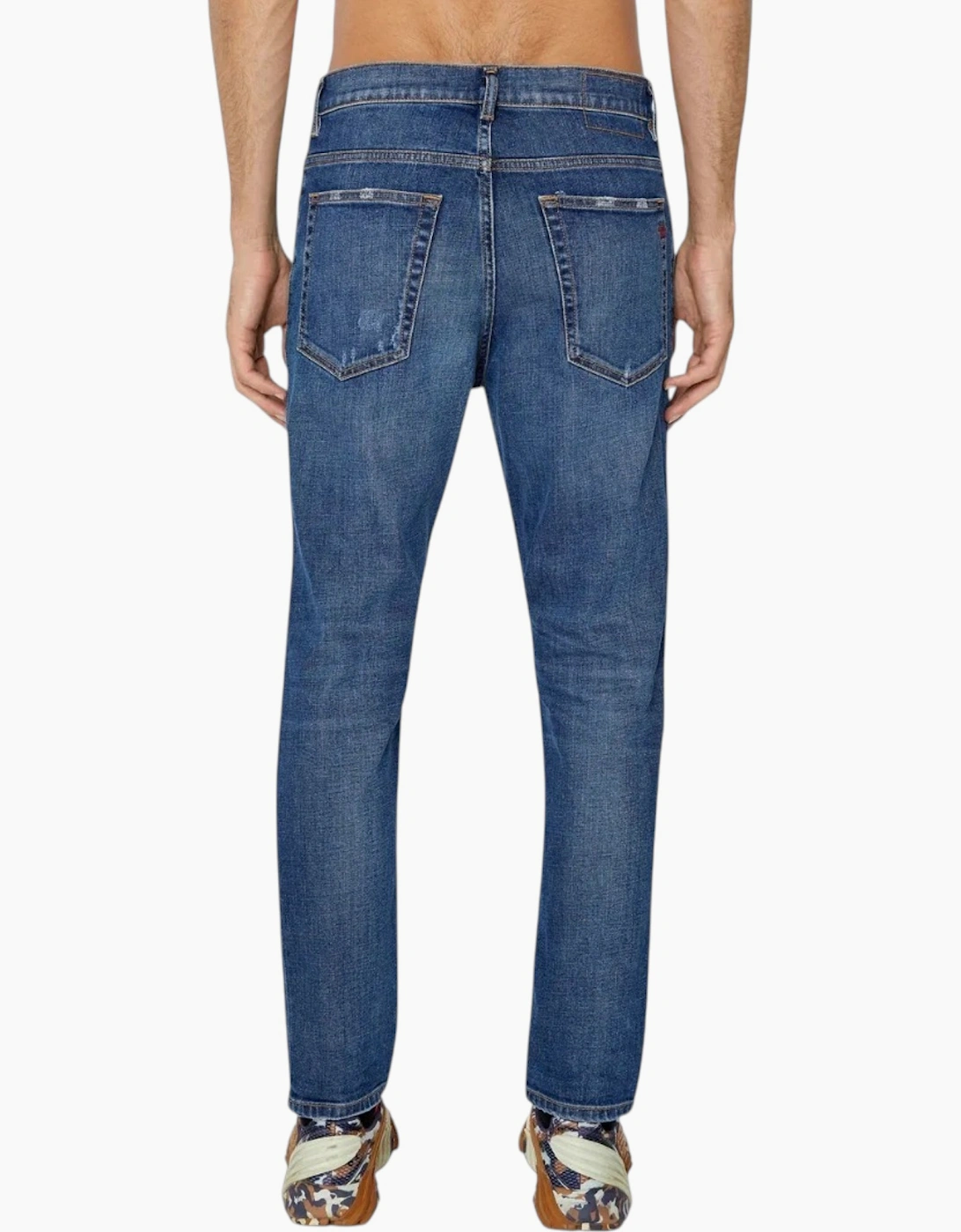 Diesel Mens Denim Jeans Regular Fit Mid Waist Pants