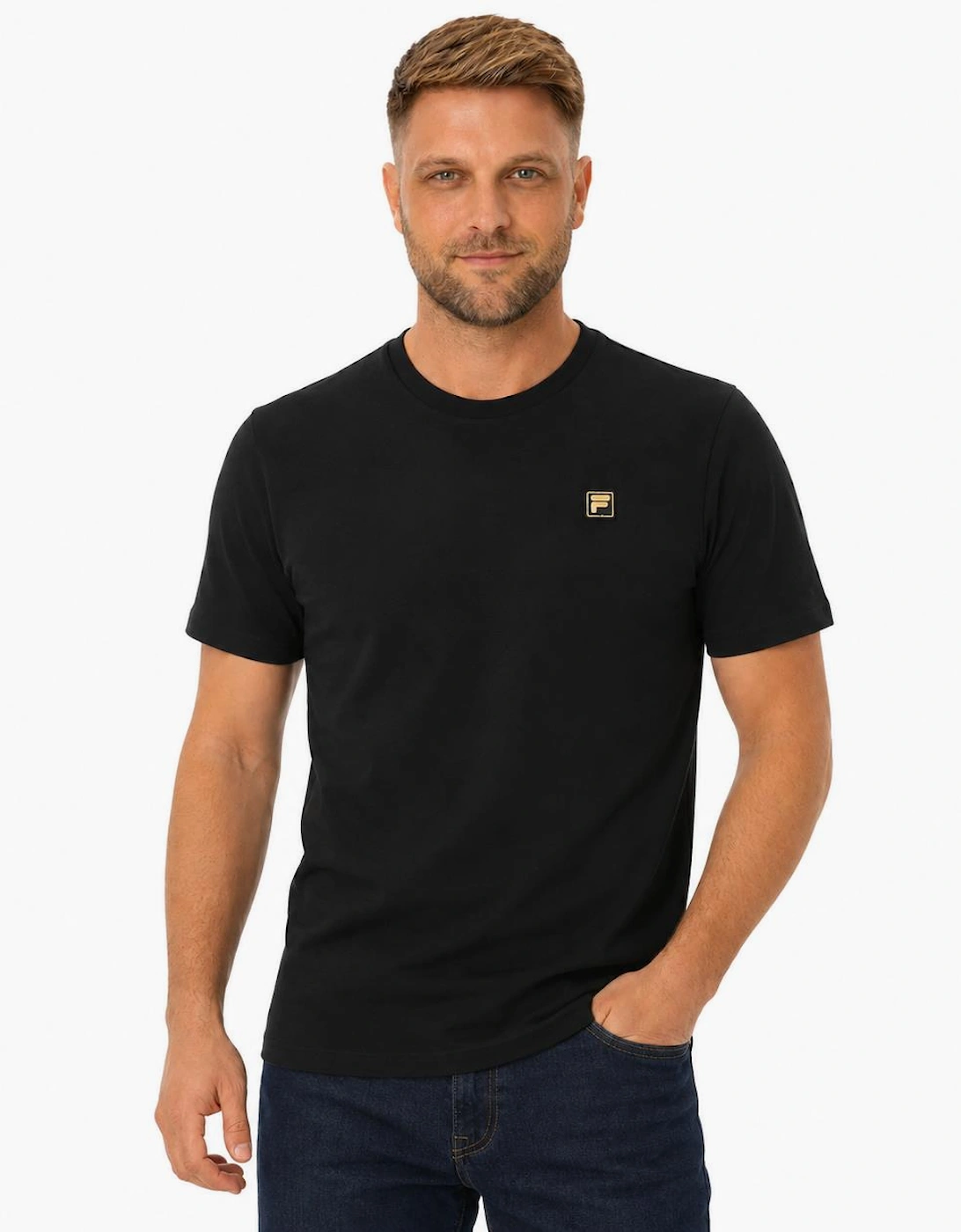 Fila Gold Yaxley 4 Premium T-Shirt Black