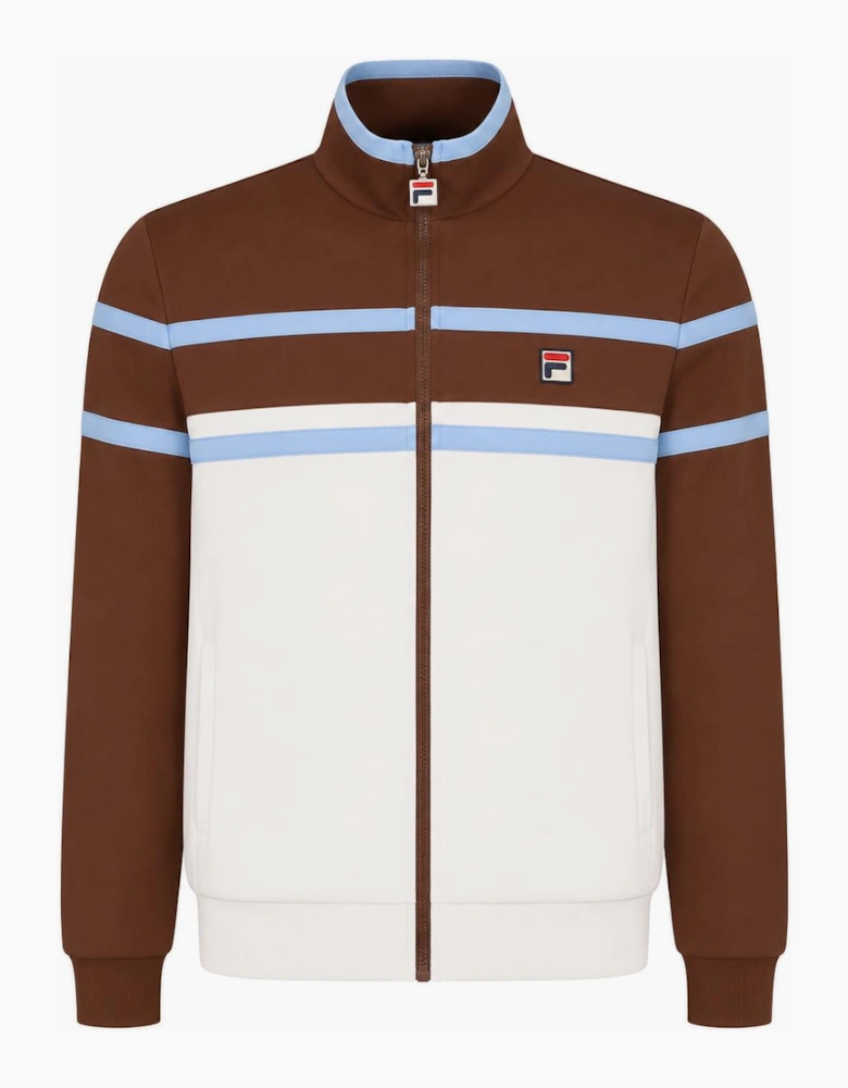 Fila Giovanni Contrast Panels Track Top Jacket Gardenia/Cappucino/Frozen Fjord