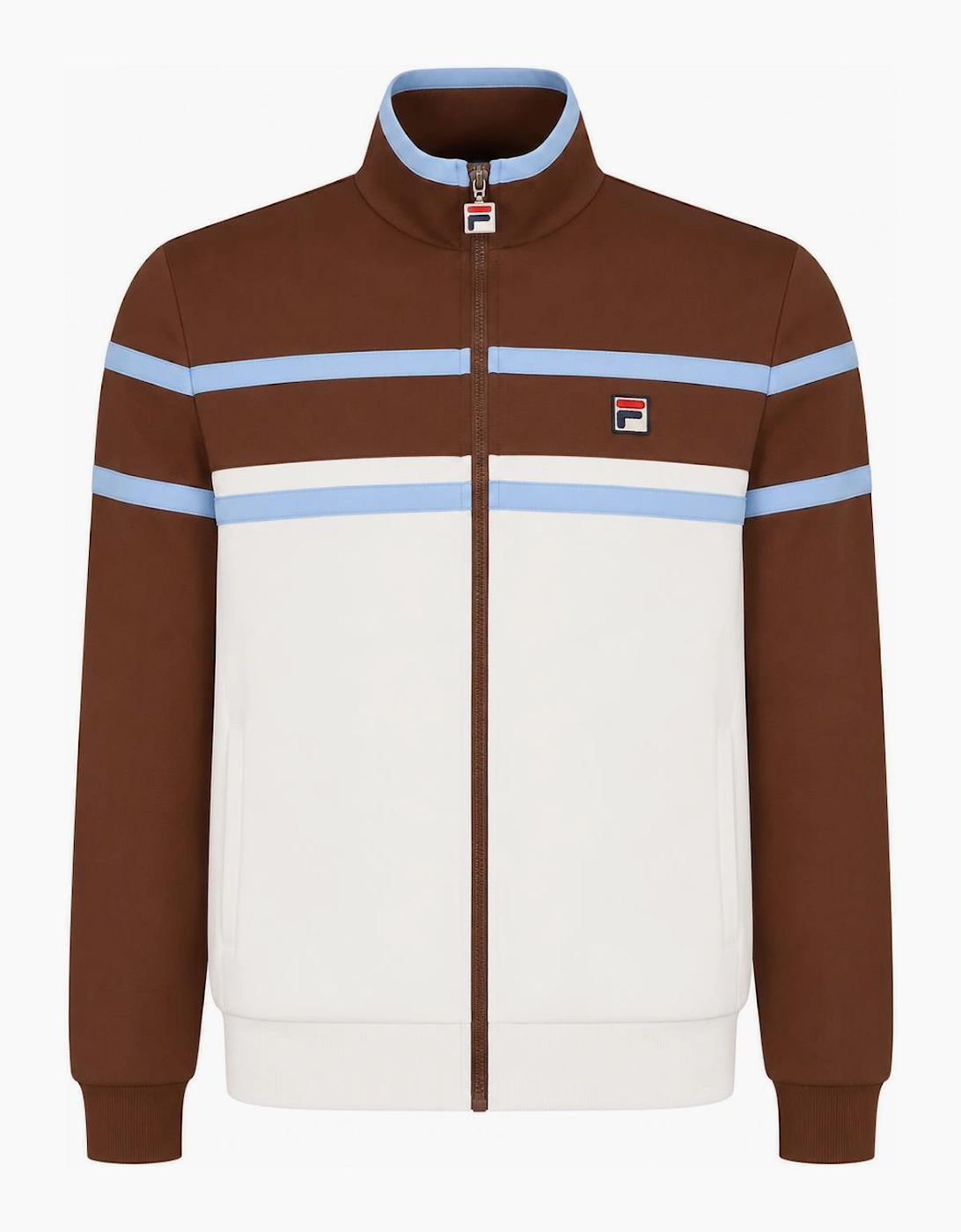 Fila Giovanni Contrast Panels Track Top Jacket Gardenia/Cappucino/Frozen Fjord, 3 of 2
