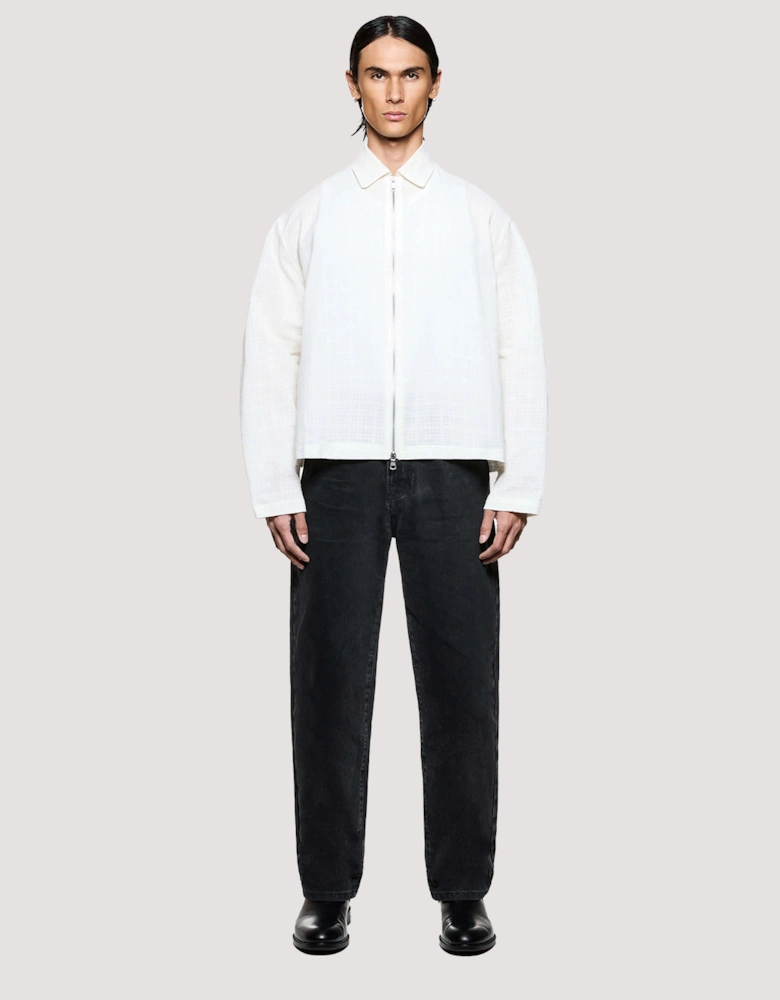 Box Fit Loose Weave Check Rider