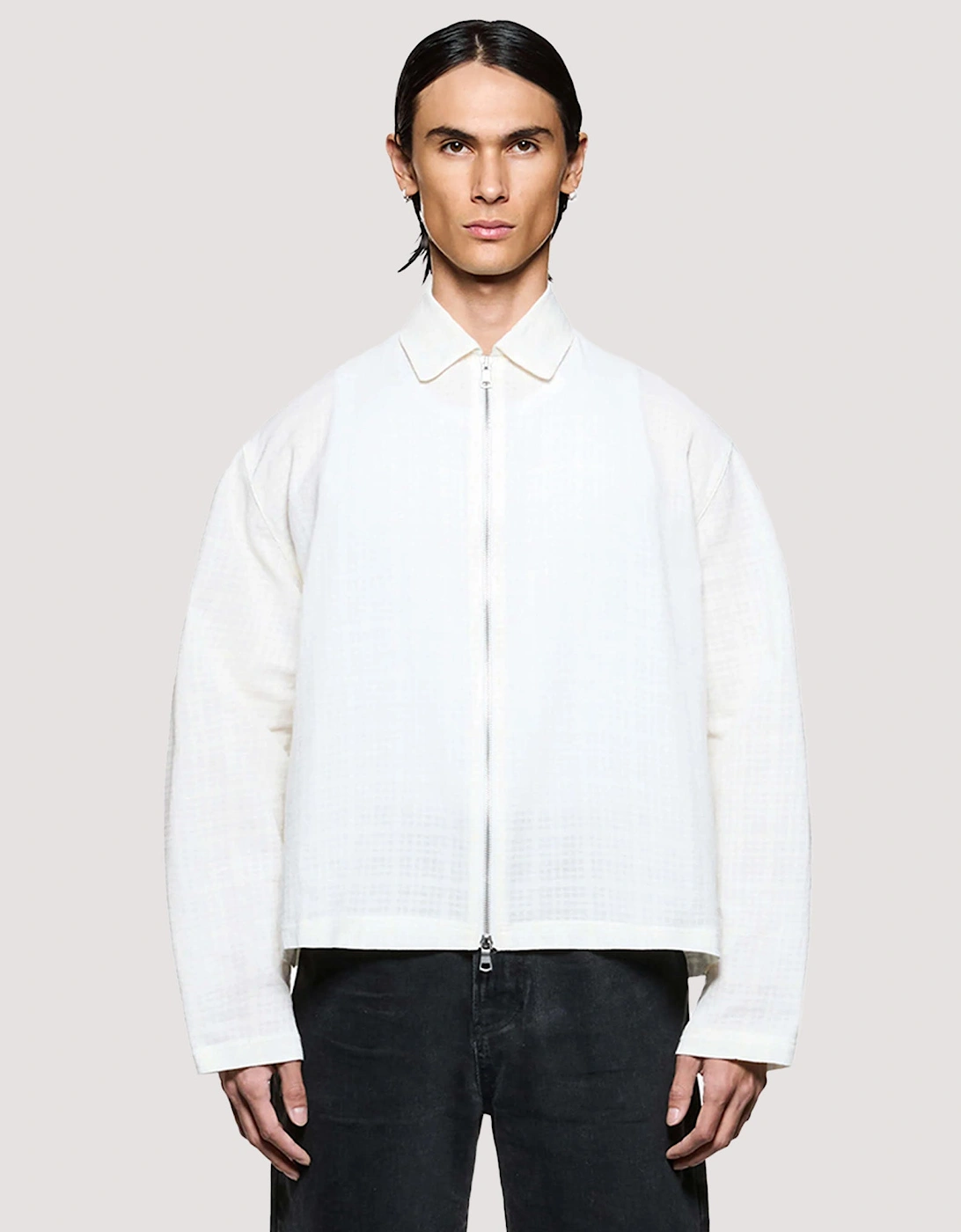 Box Fit Loose Weave Check Rider, 7 of 6