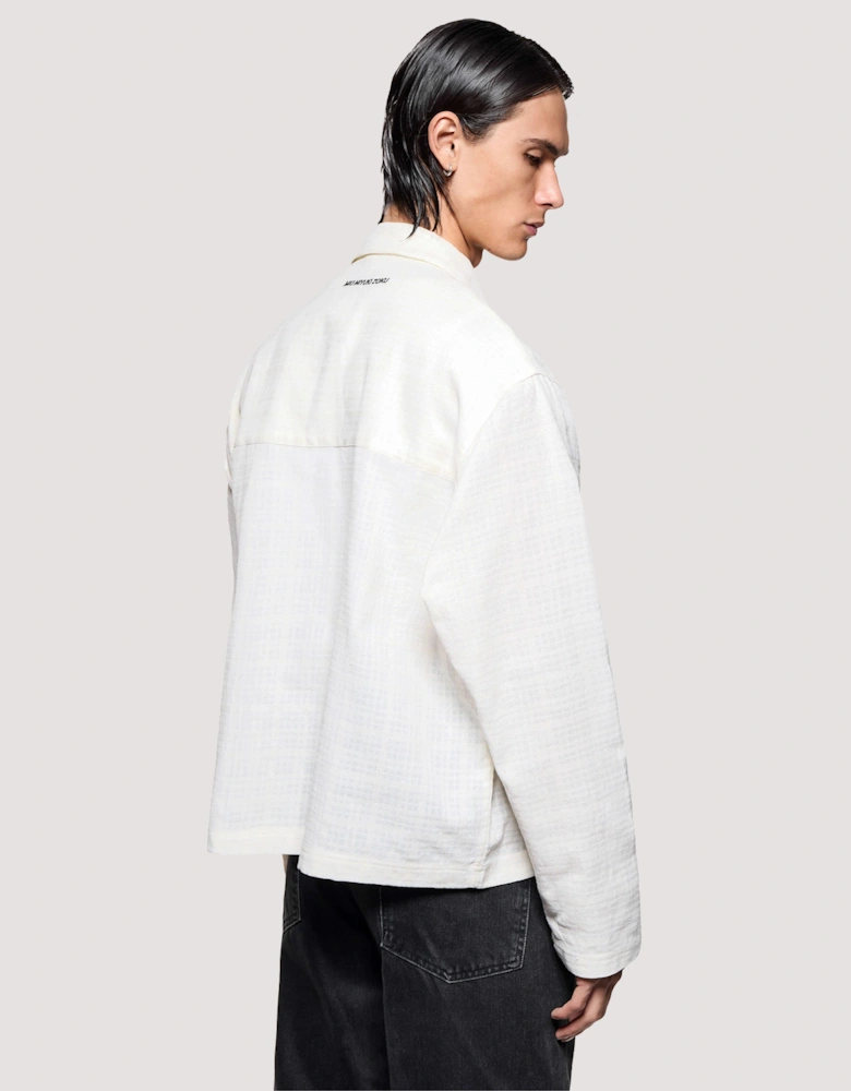 Box Fit Loose Weave Check Rider