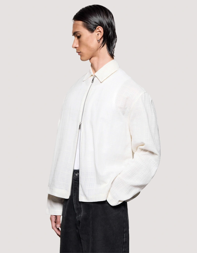 Box Fit Loose Weave Check Rider