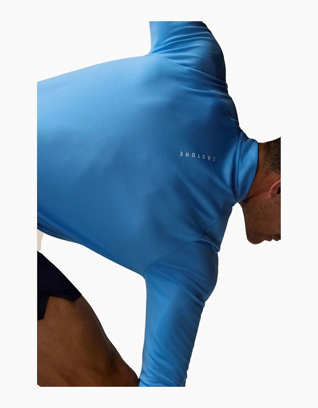 Castore Adapt Training 1/4 Zip Top Polyester Men's Blue Activewear T-Shirts