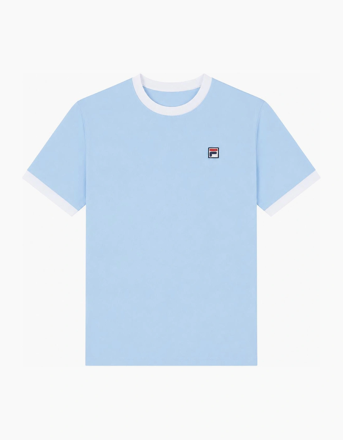Fila Men's Blue Marconi T-Shirt Frozen Fjord/White - Size 36