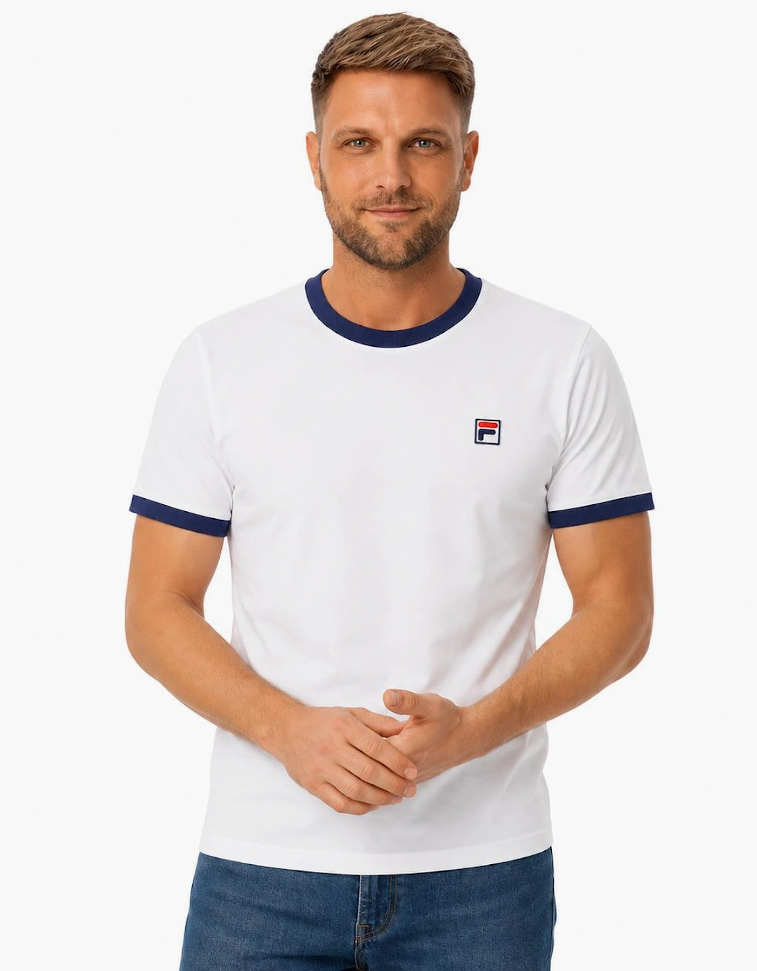 Fila Marconi T-Shirt White/Fila Navy