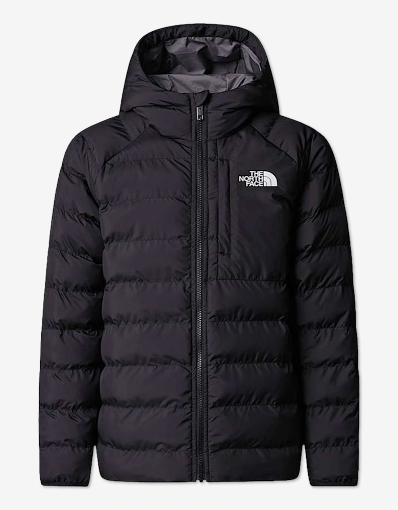The North Face Boys Reversible Perrito Hooded Jacket in Black