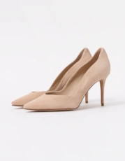 Apricot Peach Suede