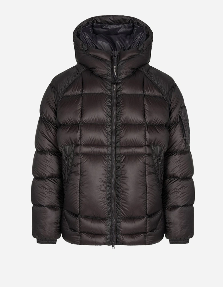 DD Shell Hooded Down Jacket Black