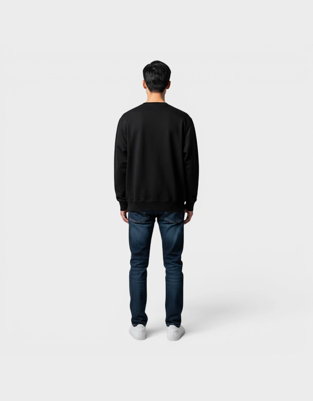 Tennis Club Icon Printed Sweatshirt Black