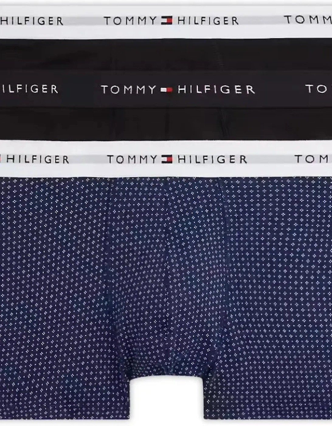 3-Pack Signature Cotton Mini Geo Boxer Trunks, Black/blue, 8 of 7