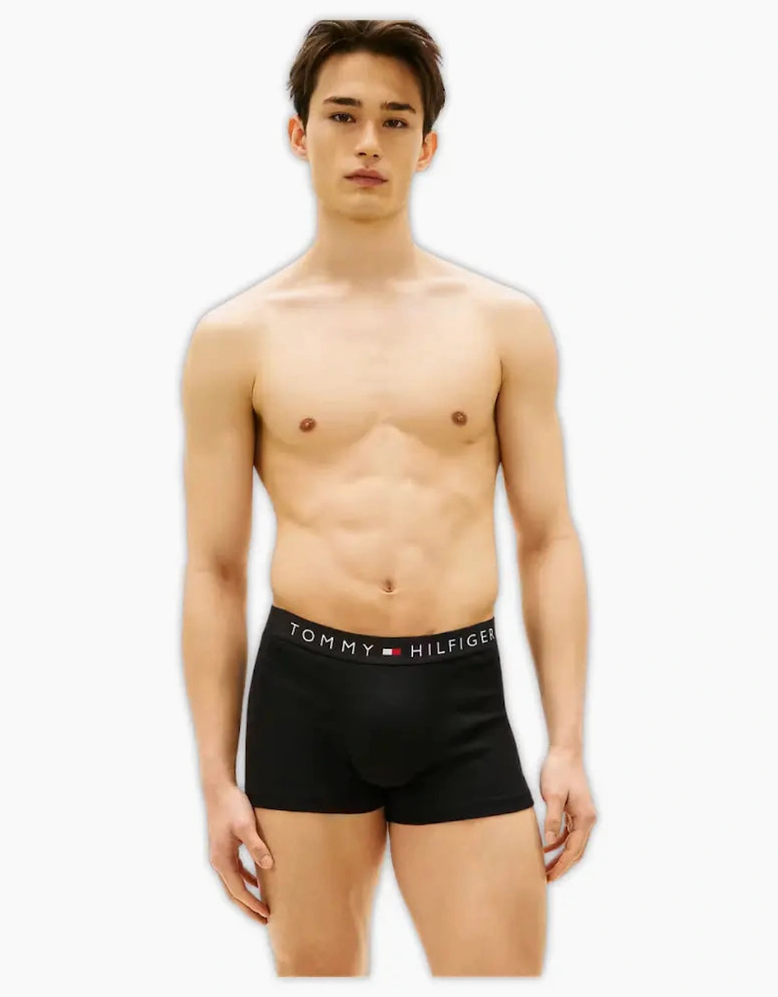 3-Pack TH Original Rib Boxer Trunks, Black