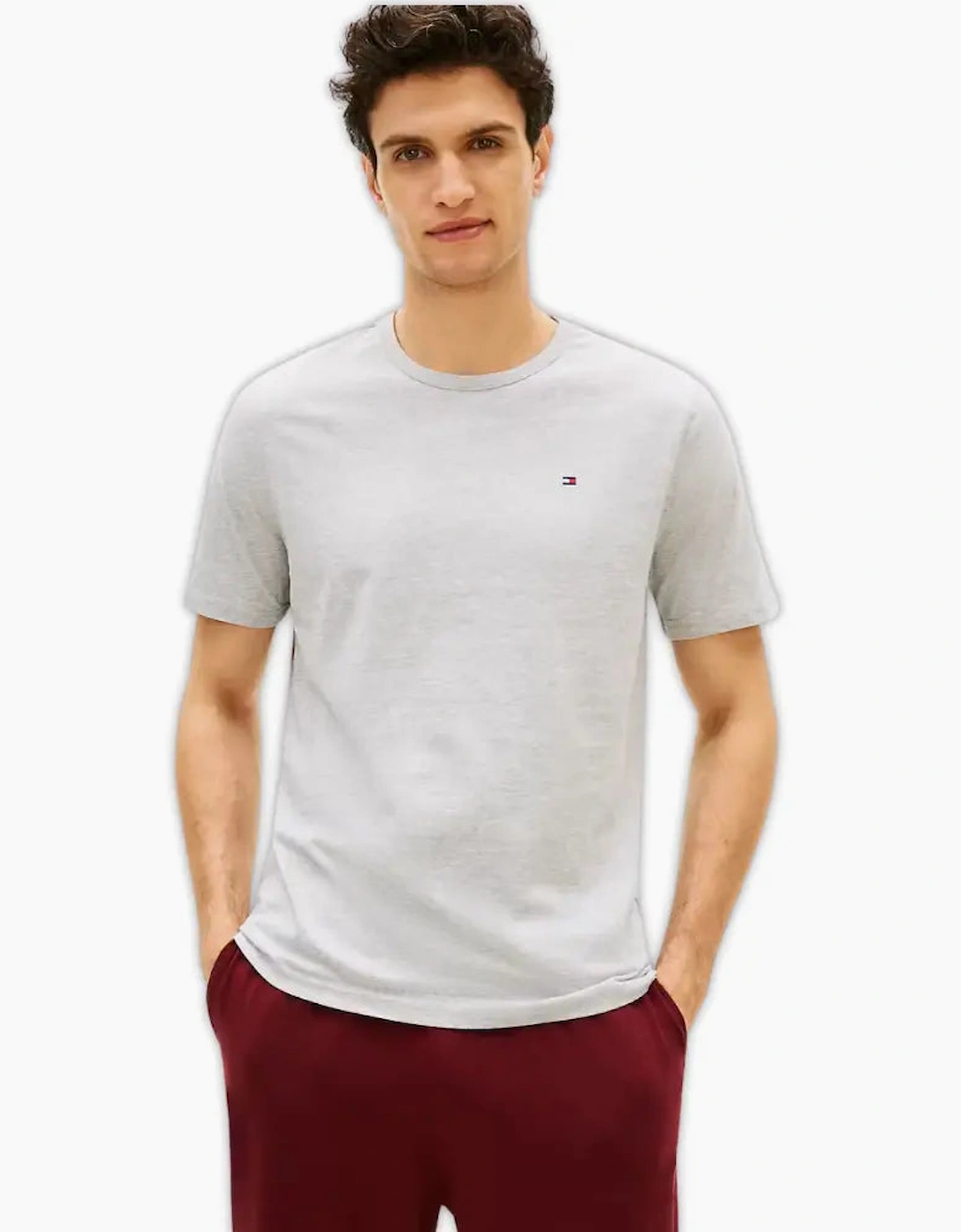 3-Pack Signature Lounge T-Shirts, Blue/White/Grey