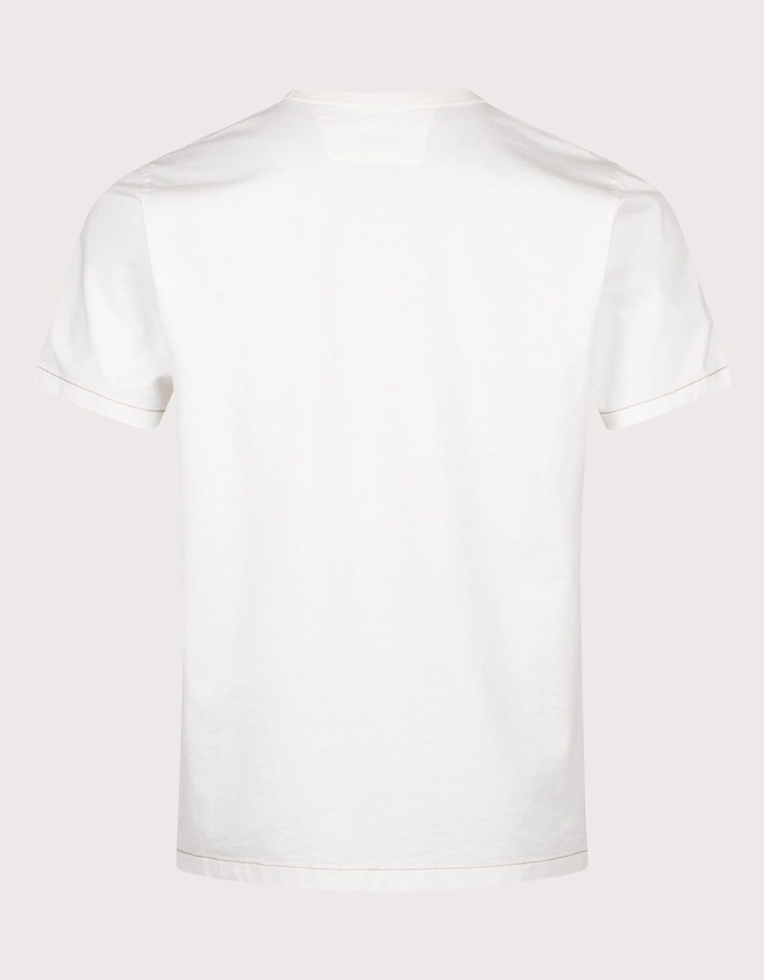 Regular Fit 30/2 Mercerized Jersey Twisted Logo T-Shirt