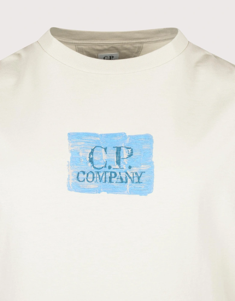 Regular Fit 30/1 Jersey Chest-Back Logo T-Shirt