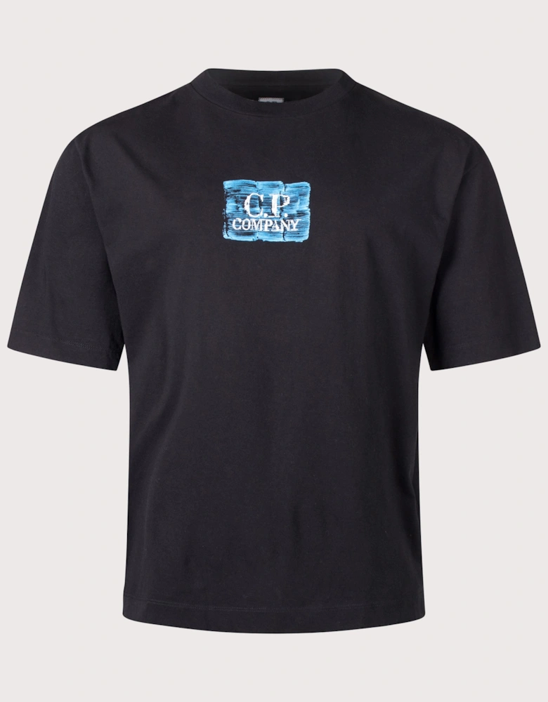 Regular Fit 30/1 Jersey Chest-Back Logo T-Shirt