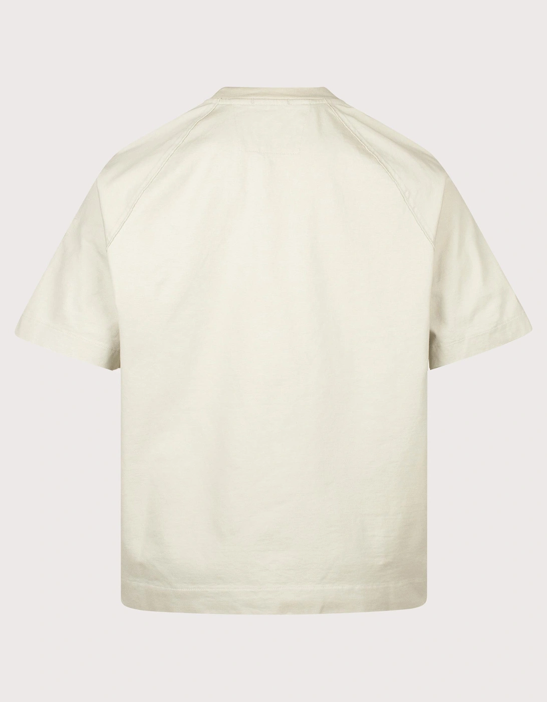 Relaxed Fit 30/2 Mercerized Jersey Twisted Lens T-Shirt