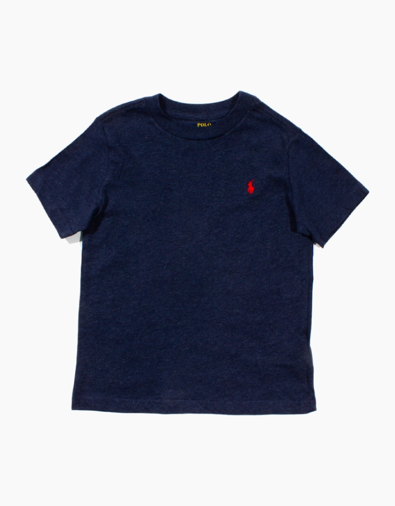 Ralph Lauren KIDS Navy Blue Crewneck-T