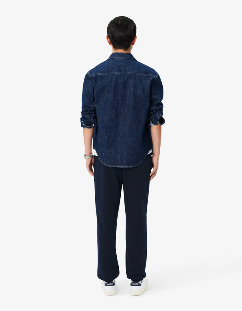 Lacoste Regular Fit Mens Fleece Sweatpants - Navy Blue 166