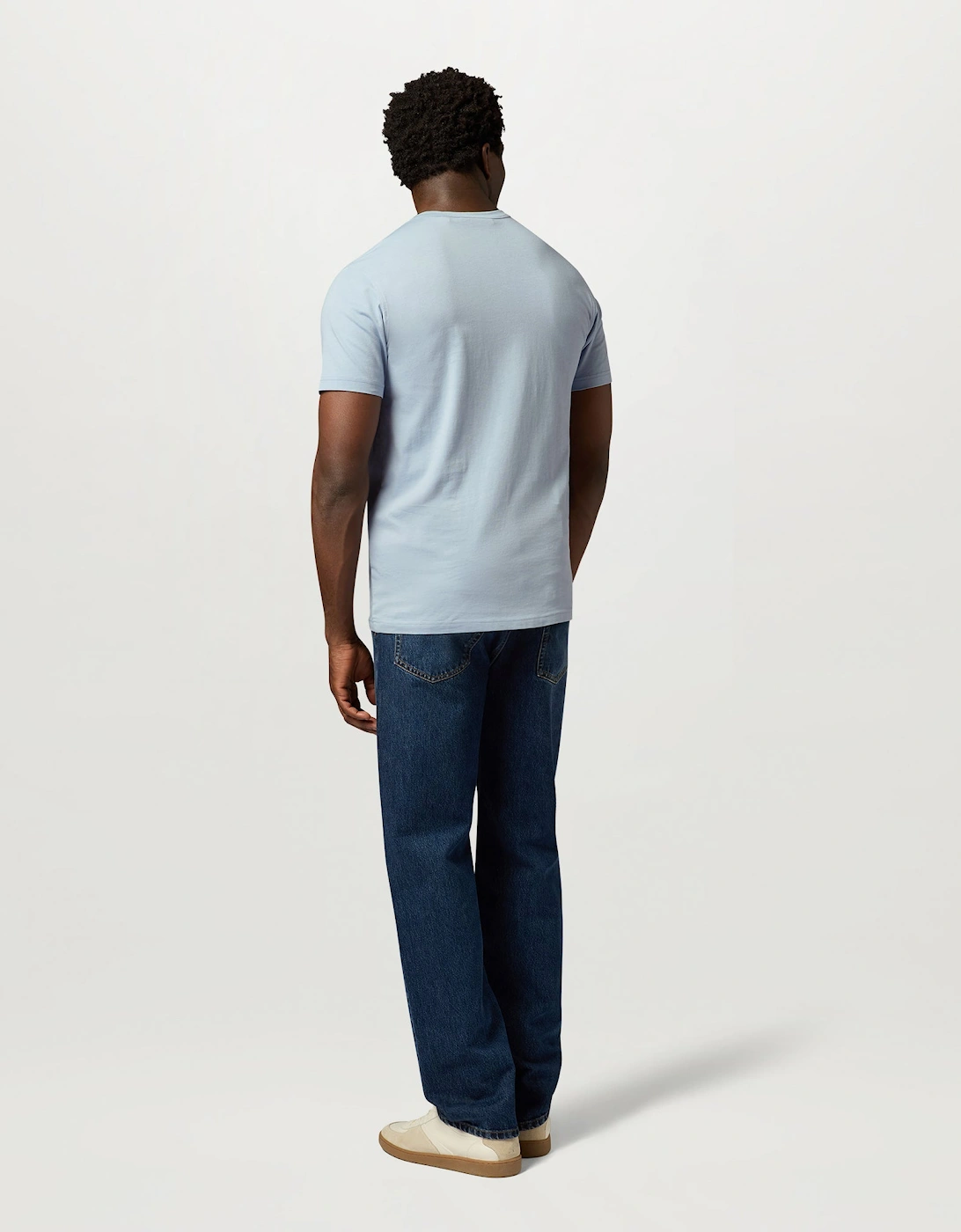 Belstaff Mens Icon Logo T-Shirt - Mist Blue