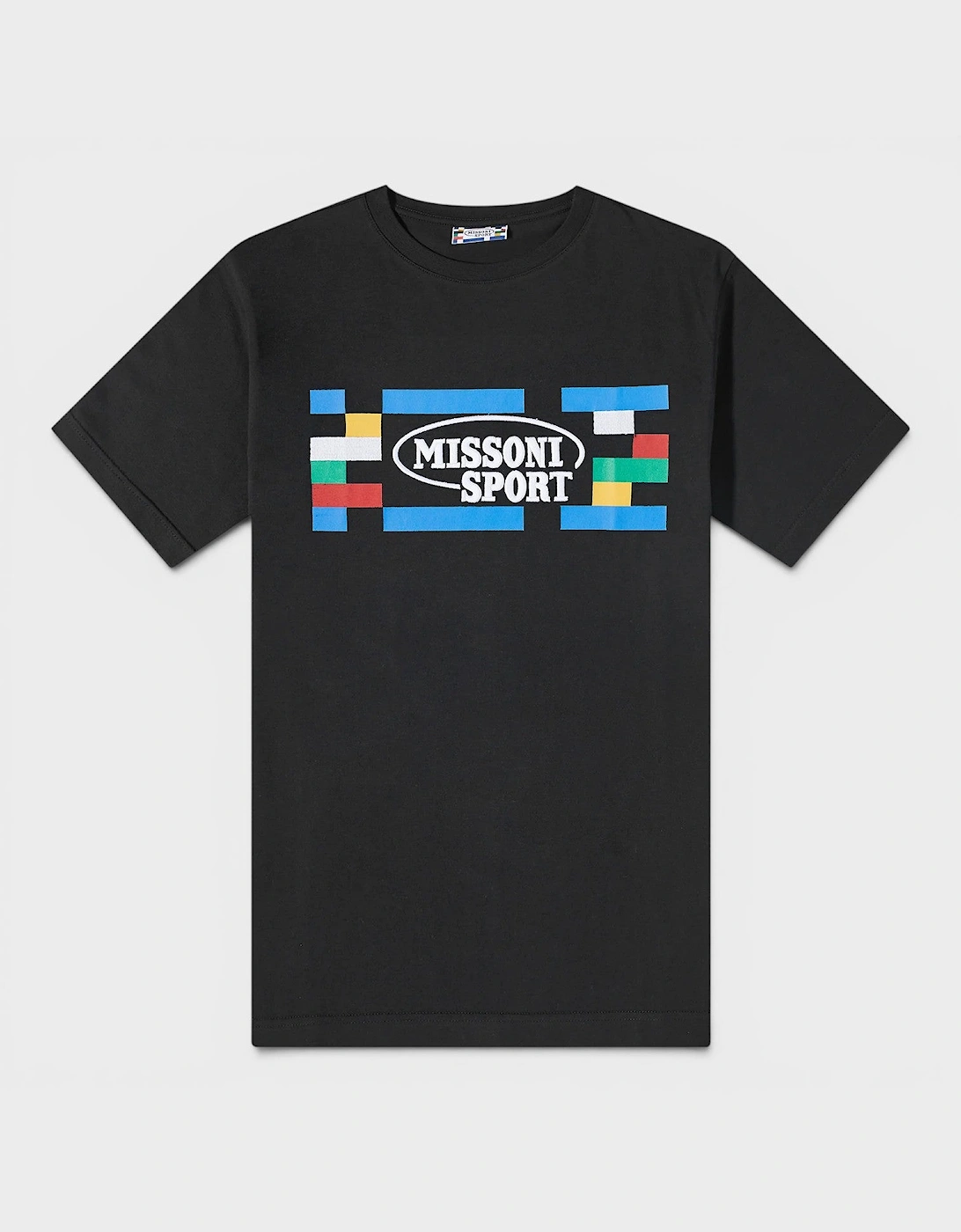 Logo Sport Crewneck T-Shirt Black, 3 of 2