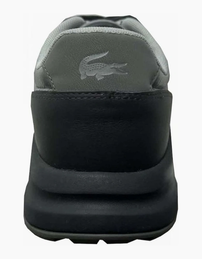 Lacoste Men's Black Grey Run Set Ace Grey Trainers