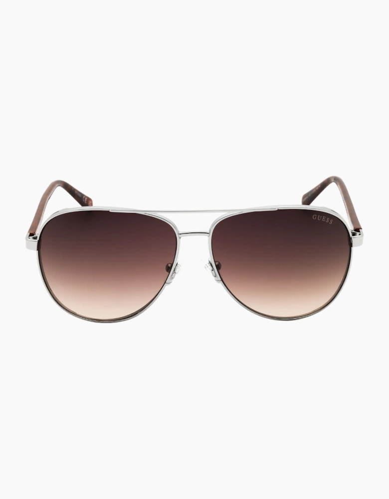 Guess Shiny Gunmetal Sunglasses