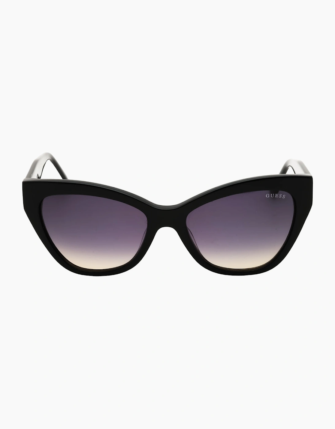 Guess Shiny Black Cat Eye Sunglasses