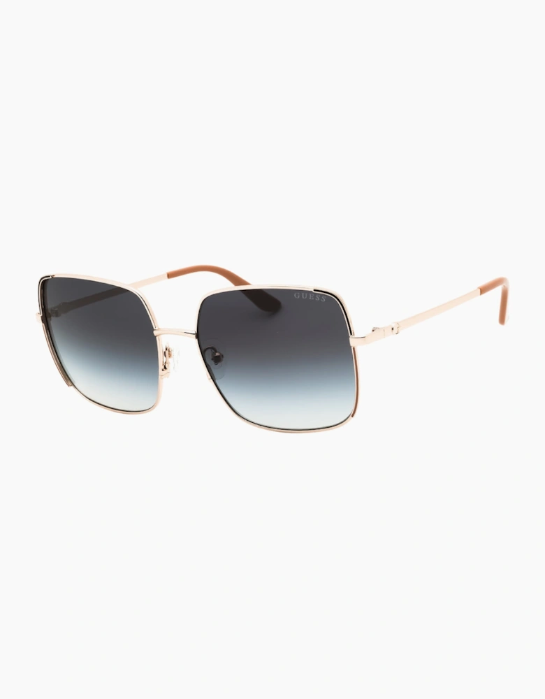 Guess Square Shape Gold Sunglasses