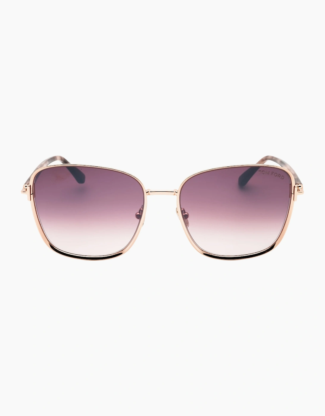 Tom Ford Fern Shiny Rose Gold Sunglasses