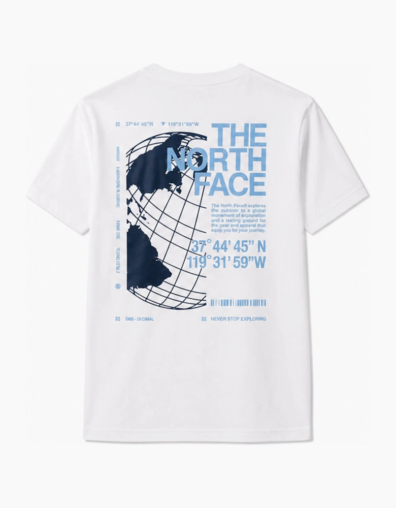 The North Face Mens T Shirt Globe Reload Relaxed Fit Crew Neck Short Sleeve Cotton Tee