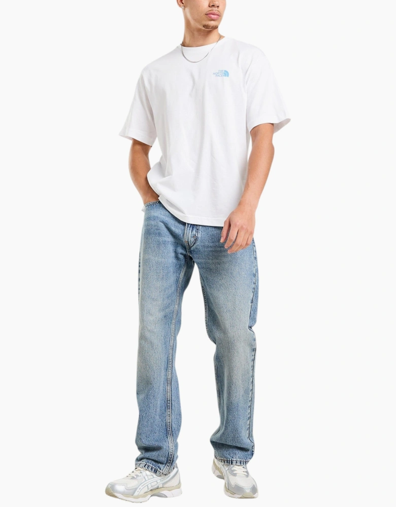 The North Face Mens T Shirt Globe Reload Relaxed Fit Crew Neck Short Sleeve Cotton Tee