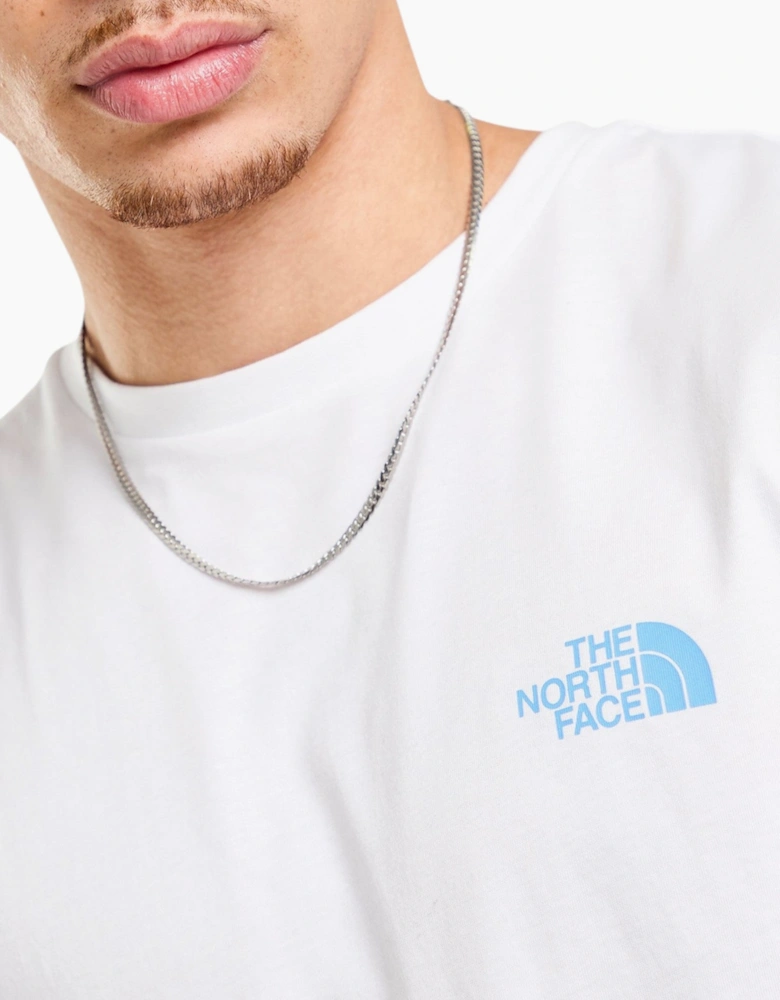 The North Face Mens T Shirt Globe Reload Relaxed Fit Crew Neck Short Sleeve Cotton Tee