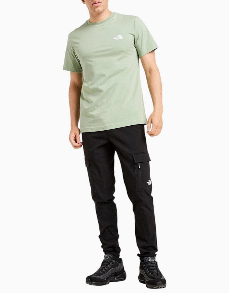 The North Face Mens T Shirt M Energy Globe Crew Neck Short Sleeve Cotton Tee