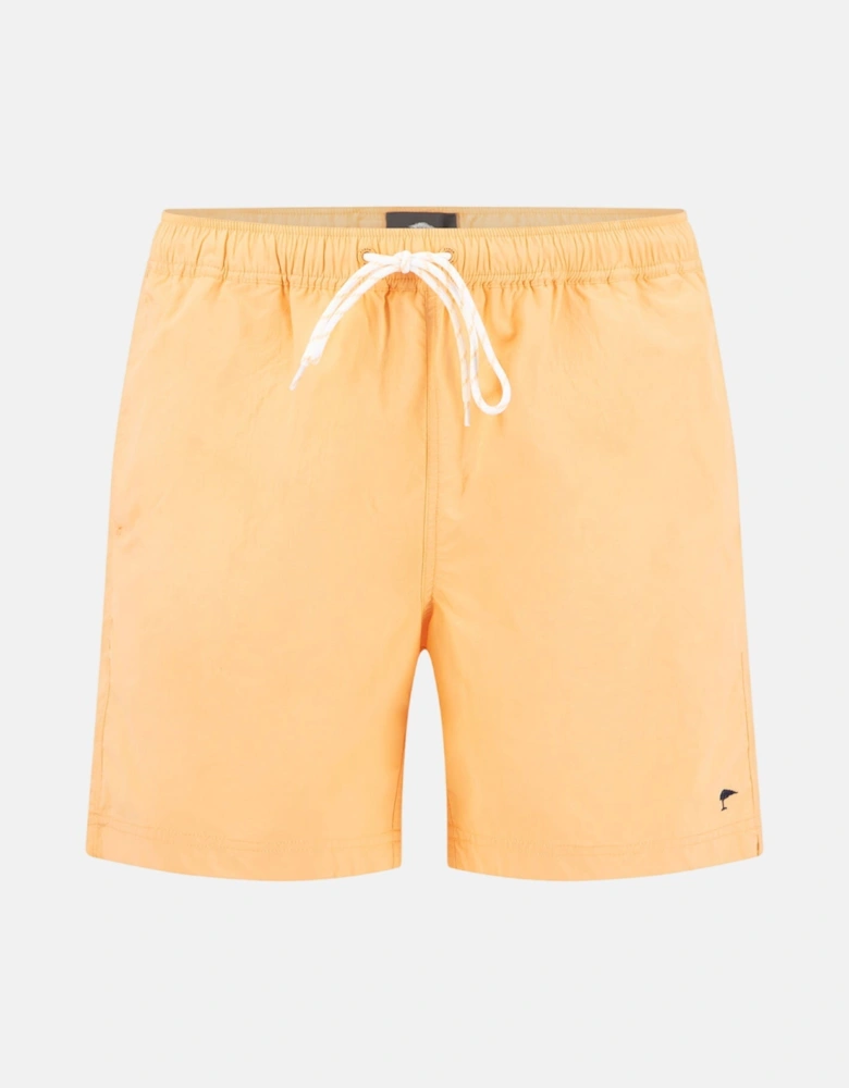 Solid Swim Shorts Tangerine