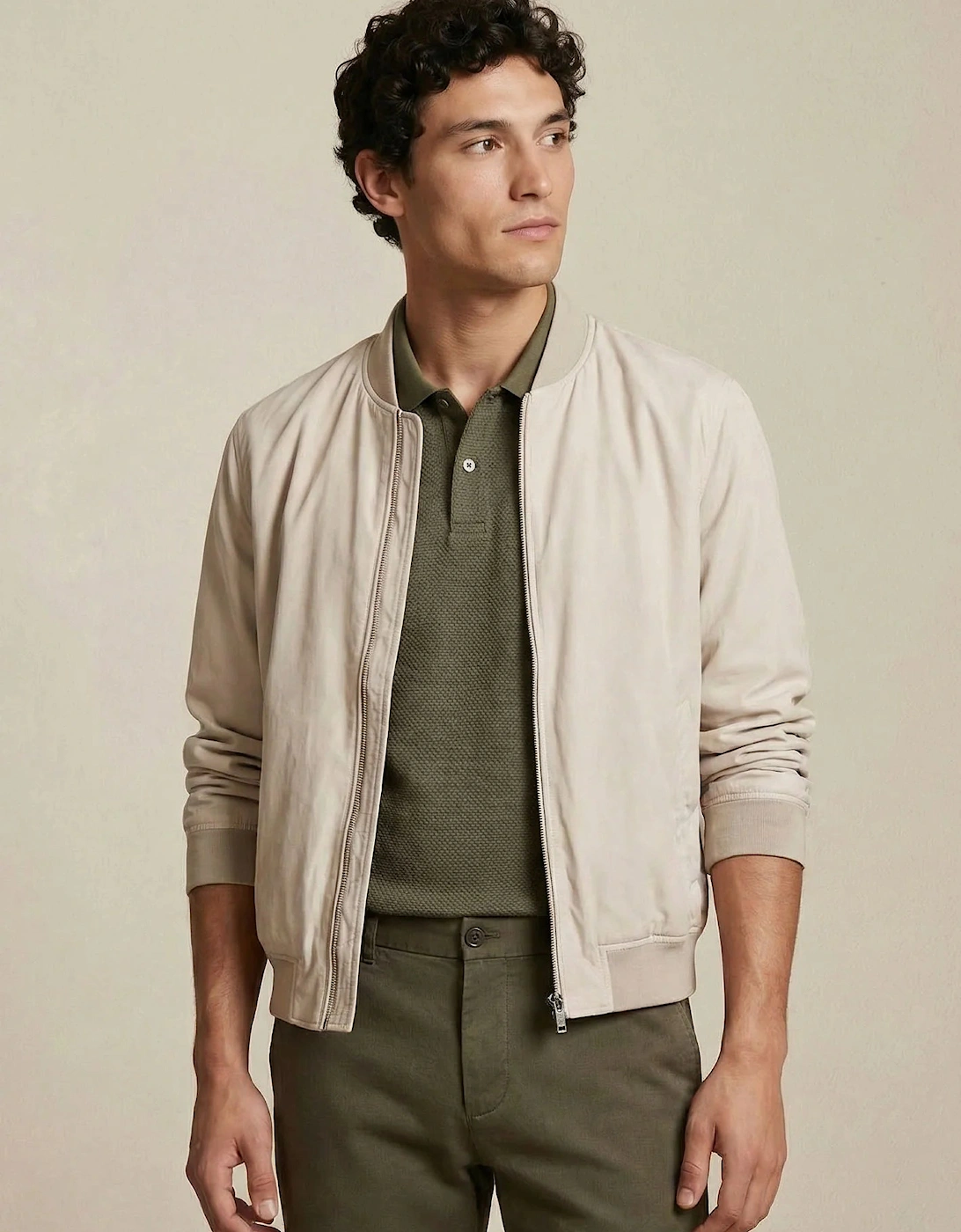 Garment Dyed Cotton Jacket Cement