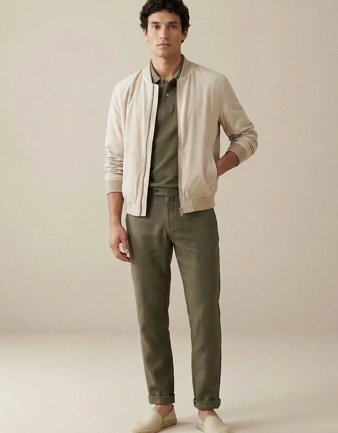 Garment Dyed Cotton Jacket Cement