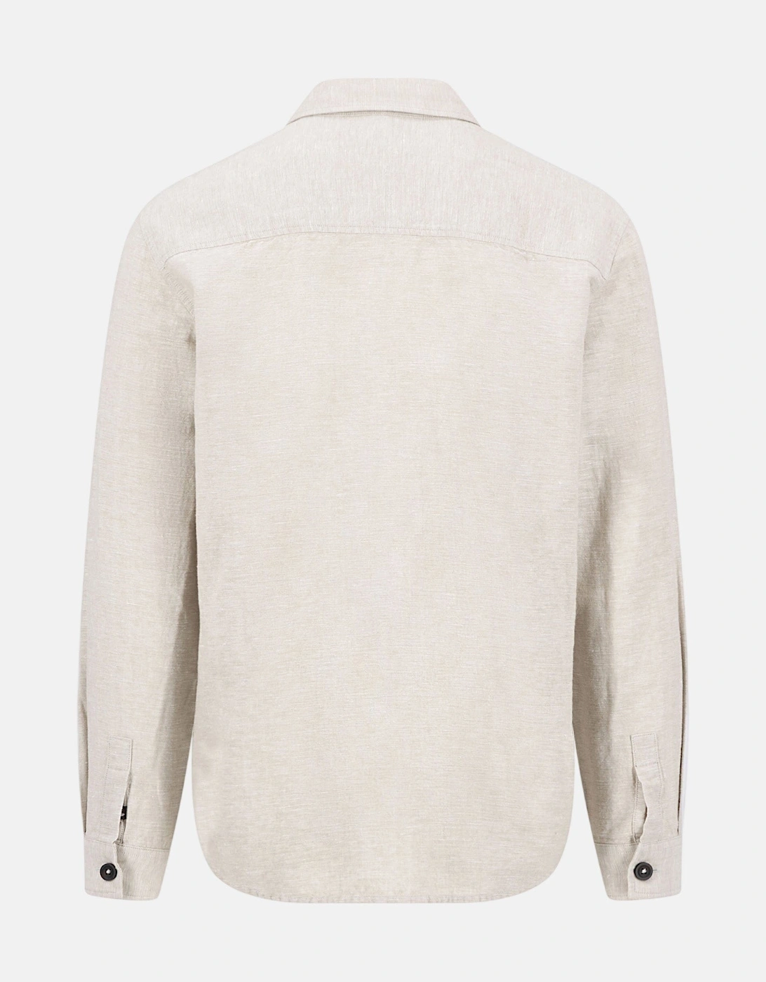 Cotton Linen Overshirt Sand
