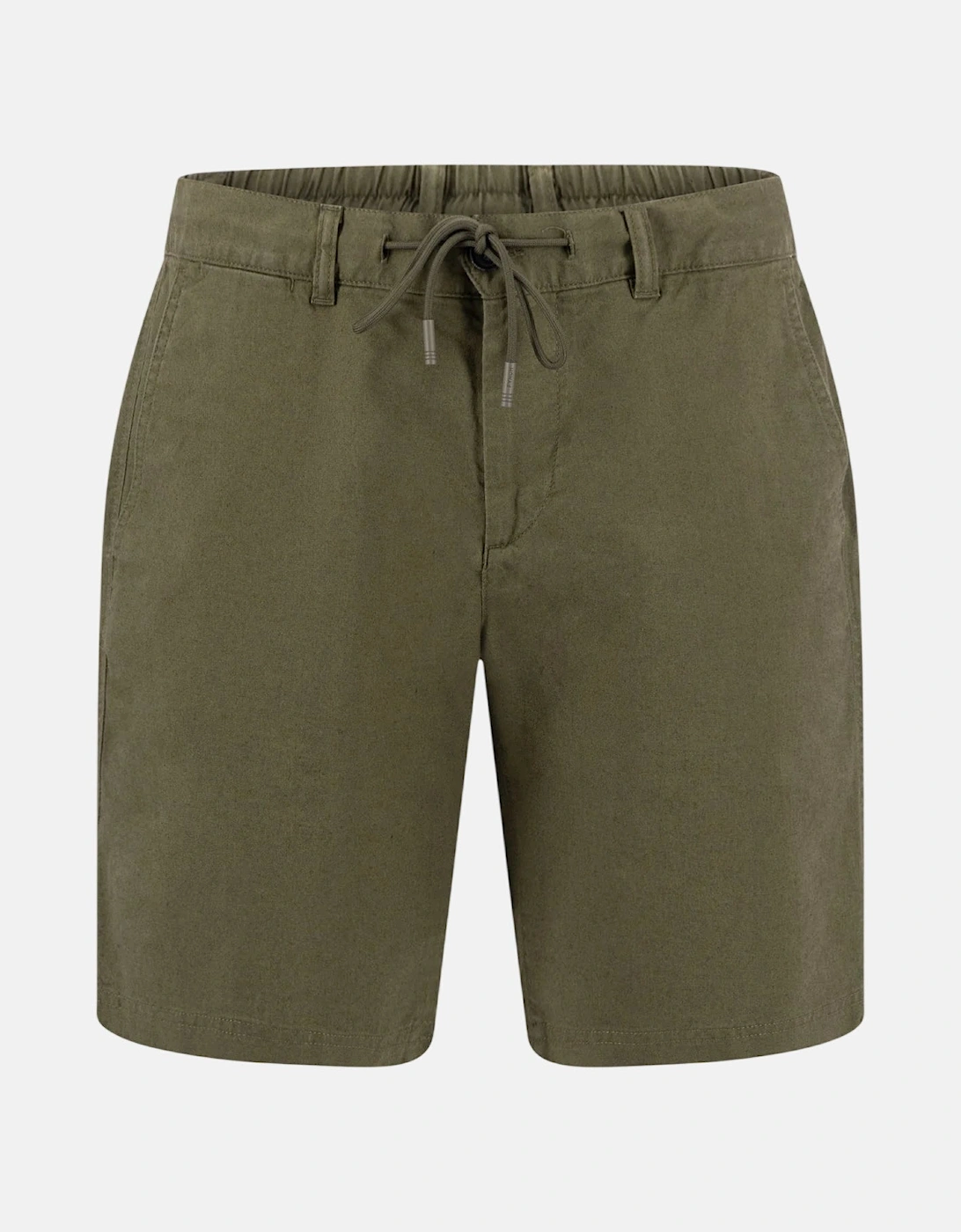 Coli Linen Blend Bermuda Shorts Dark Khaki, 3 of 2