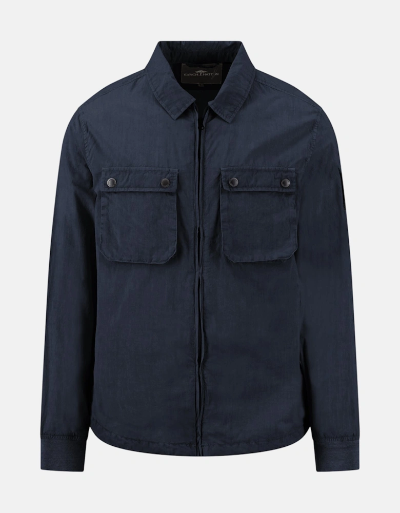 Garment Dyed Overshirt Dark Navy