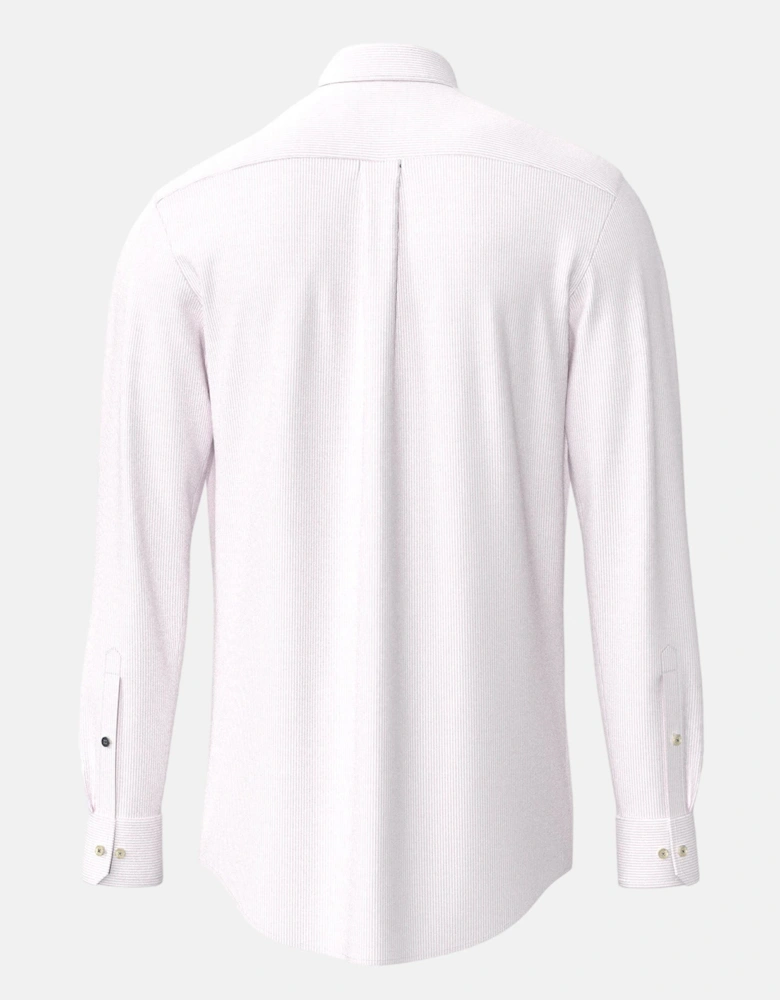 Washed Oxford Bengal Stripe Button Down Shirt Magnolia