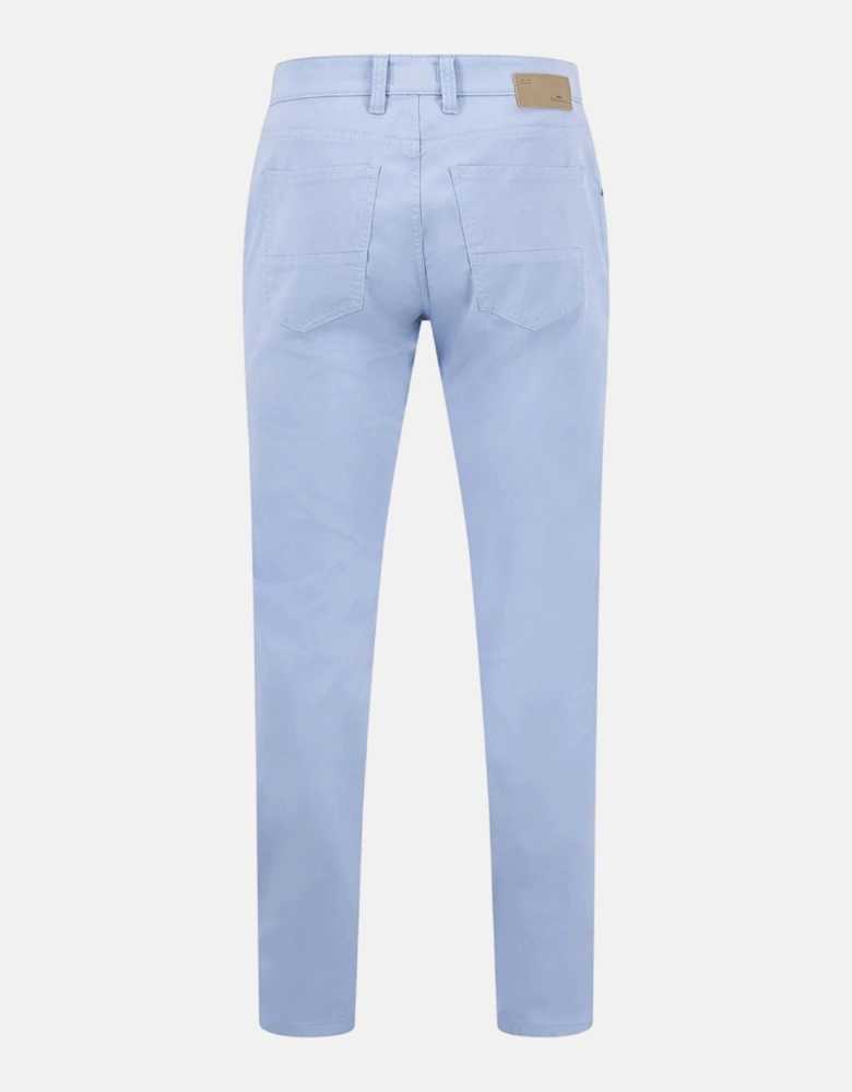 Five Pocket Stretch Cotton Chinos Sky