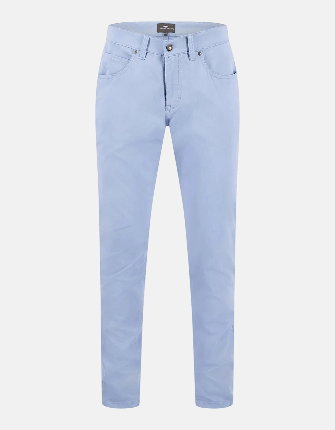 Five Pocket Stretch Cotton Chinos Sky