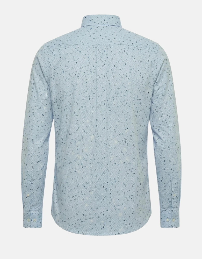 Flower Print Button Down Shirt New Breeze