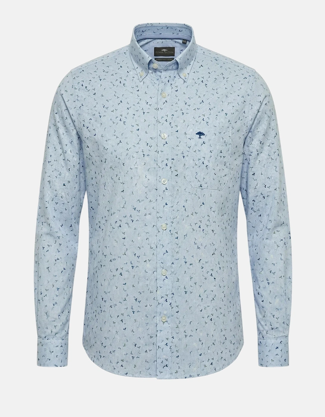 Flower Print Button Down Shirt New Breeze, 3 of 2