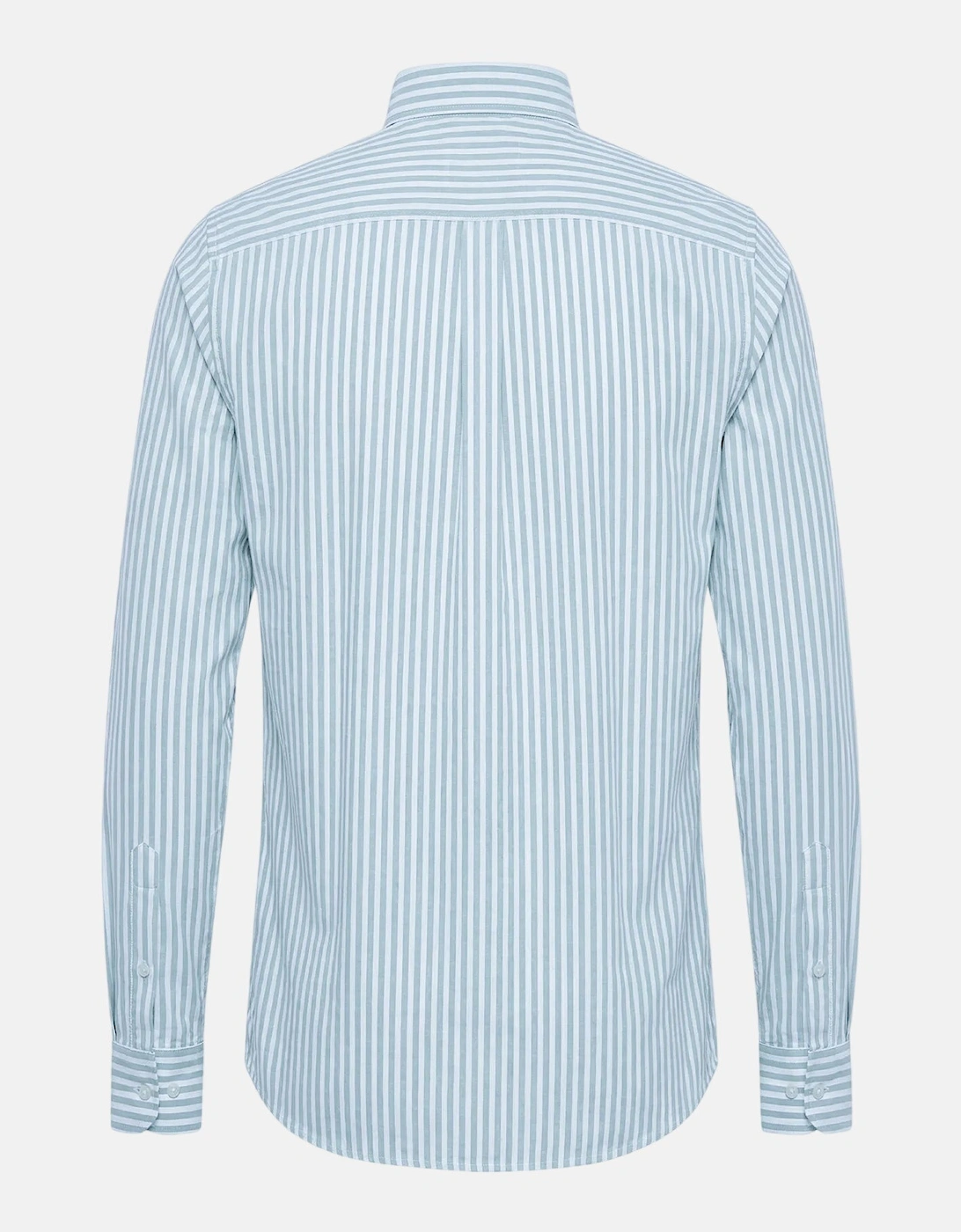 Cotton Oxford Stripe Button Down Shirt New Breeze