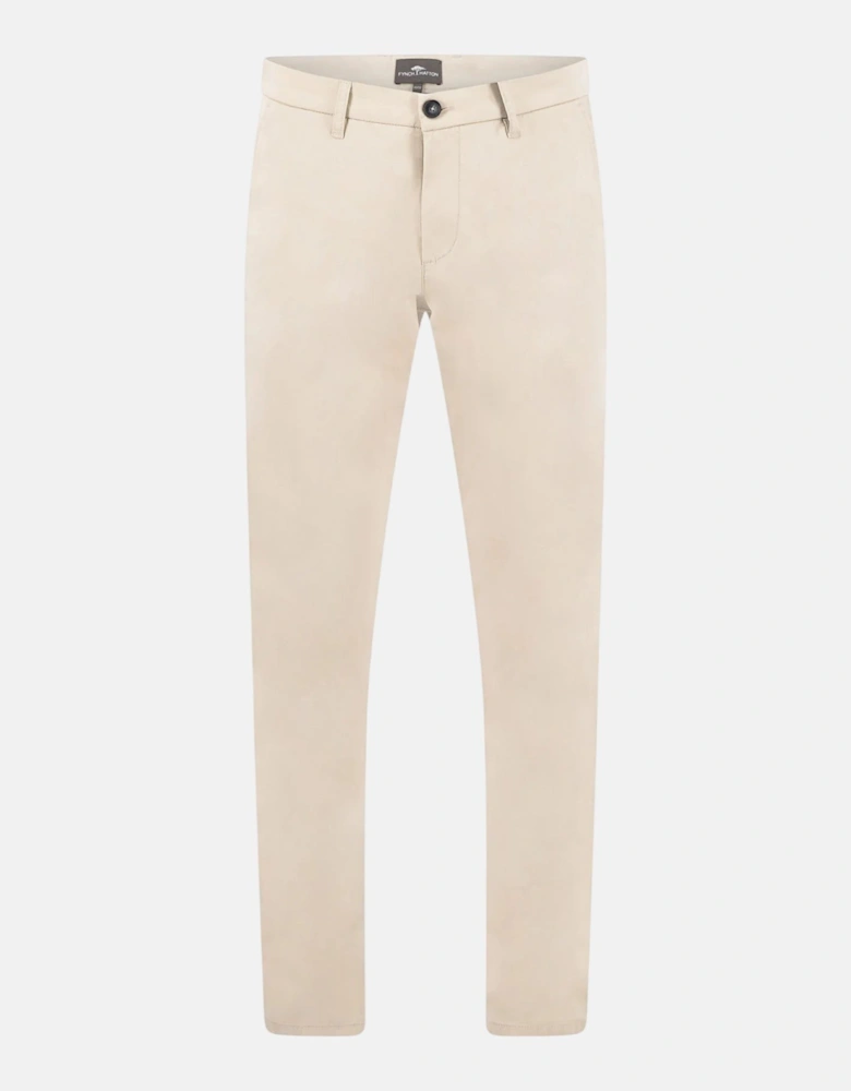 Basic Stretch Cotton Chinos Sand